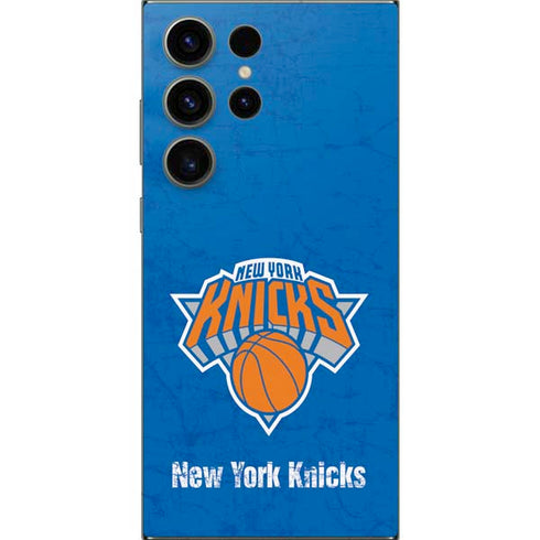 NBA New York Knicks Distressed Galaxy S25 Ultra Skin